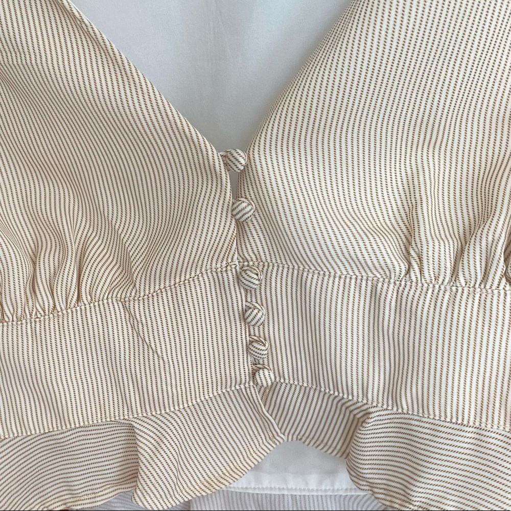Superdown Norma Button Up Top Size Small - image 7
